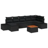 zestaw-sofa-ogrodowa-8-czesci-czarny-rattan-i-drewno-przestronny-stan-nowy