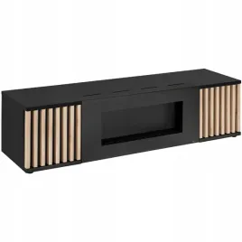 szafka-rtv-cameron-z-biokominkiem-or-lamele-hickory-jackson-czarny-or-163cm