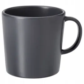 ikea-dinera-kubek-300ml-ciemnoszary-kamionka-matowy