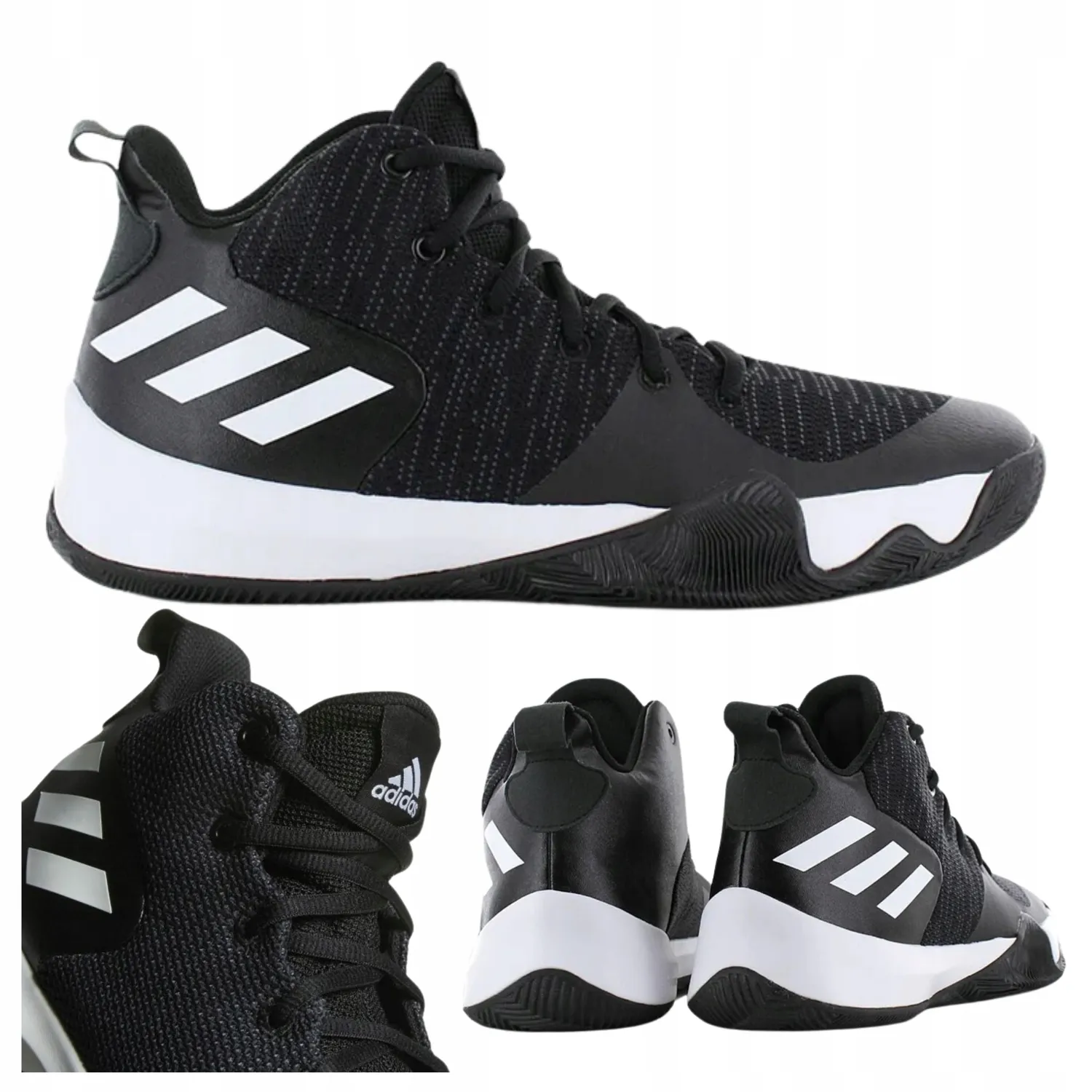 BUTY SPORTOWE MĘSKIE WYGODNE DO KOSZYKÓWKI ADIDAS EXPLOSIVE