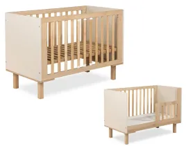 lozeczko-dzieciece-drewniane-z-barierka-szampan-buk-laura
