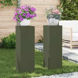 oliwkowe-stojaki-na-rosliny-pillar-2-szt-24x24x75-cm-stal