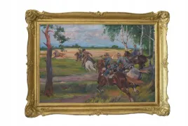 wojciech-kossak-pogon-wojska-polskiego-za-bolszewikami-stary-obraz