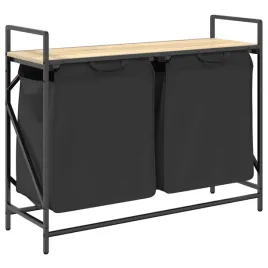 kosz-na-pranie-2-przegrody-z-polka-dab-sonoma