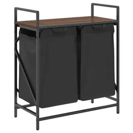 kosz-na-pranie-2-przegrody-z-polka-brazowy-dab