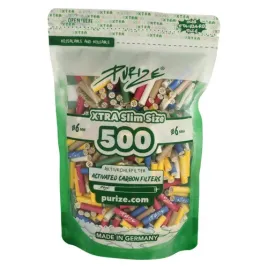 filtry-z-aktywnym-weglem-purize-multicolor-xtra-slim-500-sztuk