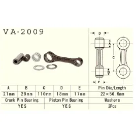 vesrah-korbowod-yamaha-yfs200-blaster-88-06r
