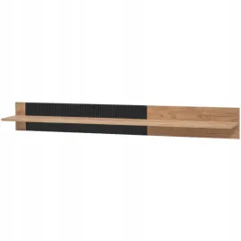polka-wiszaca-aron-or-dab-ribbeck-czarny-ryflowany-or-160-cm