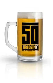 kufel-funny-beer-grube-szklo-prezent-upominek-urodzinowy-50-lat