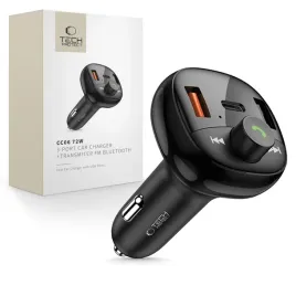 tech-protect-cc06-3-port-car-charger-pd72w-transmiter-fm-bluetooth-black