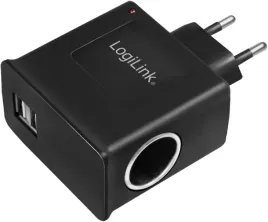 logilink-kostka-do-ladowania-ladowarka-2xusb-1-x-gniazdo-zapalniczki-12w