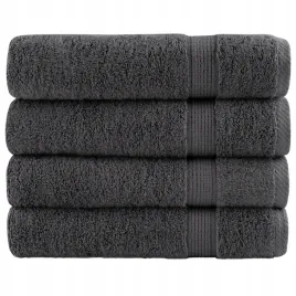 vidaxl-reczniki-premium-solund-4-szt-antracytowe-70x140-cm