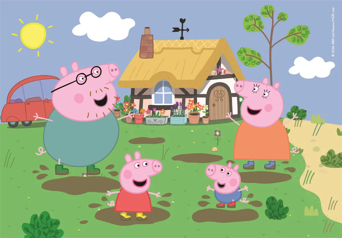 puzzle-30-elementow-super-kolor-peppa-pig