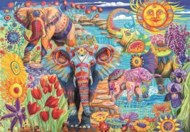 puzzle-500-elementow-hq-elephants-carnival