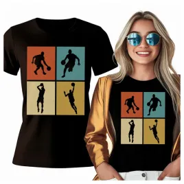 tshirt-koszykowka-cienie-graczy-kolorowa-siatka