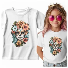 tshirt-catrina-kobieta-z-kwiatami-czaszka-meksykanska