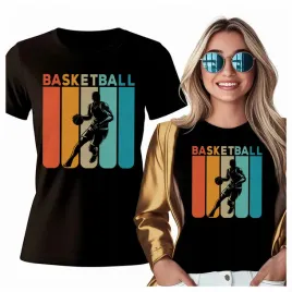 tshirt-basketball-retro-gracz-linia-klatka