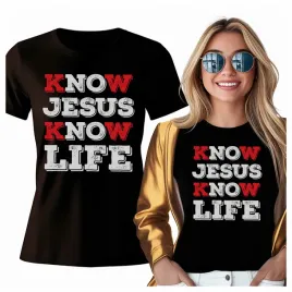 tshirt-know-jesus-know-life-chrzescijanska-religijna-wiara
