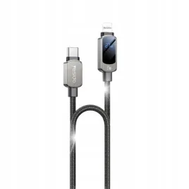 yesido-kabel-ca180-led-27w-type-c-lightning-1-2m-3a-black-czarny