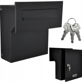 skrzynka-na-listy-do-wmurowania-przelotowa-c4-duza-czarny-mat-3-klucze