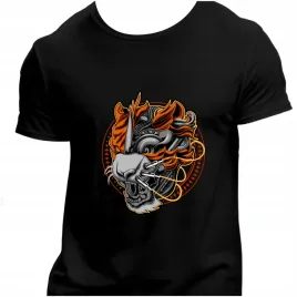 koszulka-meska-czarna-nadruk-lew-chinski-5xl