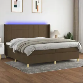 vidaxl-lozko-kontynentalne-z-materacem-brazowe-200x200-cm-tkanina