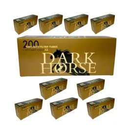 10-x-dark-horse-carbon-and-copper-xl-200-gilzy-papierosowe-filtr-weglowy