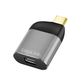 adapter-usb-c-na-mini-displayport-8k-logilink-aluminiowy-czarny-szary