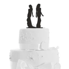 dekoracja-na-tort-topper-para-mloda-dwie-panie-czarny-18-cm