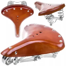 siodelko-rowerowe-skorzane-na-sprezynach-brazowe