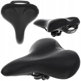 siodelko-rowerowe-damskie-zelowe-z-uchwytem-selle-mio-eco-skora-perforowana