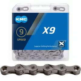 kmc-lancuch-x9-114-ogniw-szary-box-1-2-x-11-128-spinka
