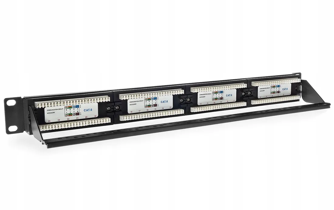 pp24v-1u-utp6a-b-patch-panel-19-24-porty-utp-6a-stan-nowy