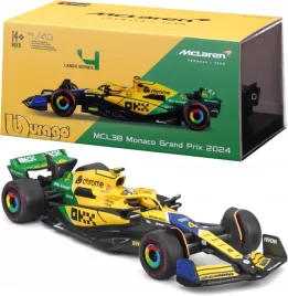 bolid-f1-mclaren-mcl38-lando-norris-gp-monaco-2024-senna-1-43-bburago