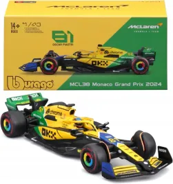 bolid-f1-mclaren-mcl38-oscar-piastri-gp-monaco-2024-senna-1-43-bburago