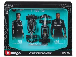 mercedes-amg-w15-hamilton-russell-zestaw-bolidow-f1-1-43-bburago-18-38115