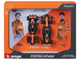 mclaren-mcl38-norris-piastri-zestaw-bolidow-f1-1-43-bburago-18-38109
