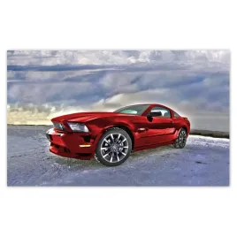 fototapety-520x318-czerwony-mustang-snieg