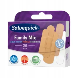 salvequick-plastry-family-mix-26szt
