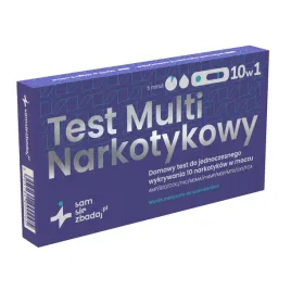 Zdjęcie produktu Test Multi Narkotykowy (10 Substancji) – Domowy Test Wieloparametrowy