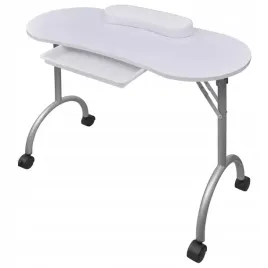 skladany-stolik-do-manicure-z-koleczkami-bial