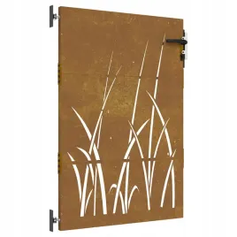 furtka-ogrodowa-85x125-cm-stal-kortenowska-motyw-trawy