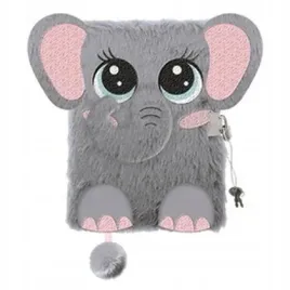 pamietnik-a5-wlochacz-z-klodka-3d-my-little-friend-elephant-96-k-faber-ca