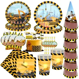 zestaw-urodzinowy-koparka-maszyny-budowlane-talerzyki-kubki-serwetki-slomki
