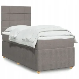 vidaxl-lozko-kontynentalne-z-materacem-taupe-tkanina-90x200-cm