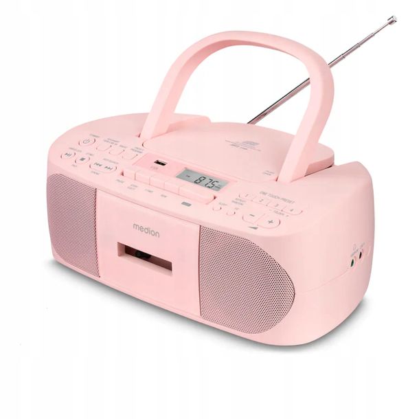 ﻿RADIOODTWARZACZ BOOMBOX MEDION MD43429 GŁOŚNIK BLUETOOTH CD-MP3 USB RADIO