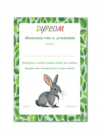 dyplom-ukonczenia-roku-koniec-w-przedszkolu-zajac-krolik-a4-sztywny-papier
