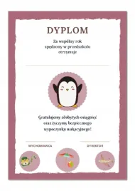 dyplom-a4-ukonczenia-roku-w-przedszkolu-pingwin