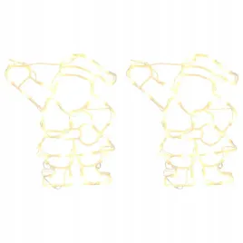 lampki-swiateczne-sylwetka-swietego-mikolaja