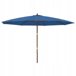 parasol-ogrodowy-na-drewnianym-slupku-lazurowy